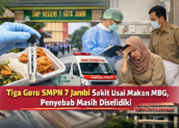 Diduga Usai Konsumsi MBG Tiga Guru SMPN 7 Jambi Alami Gangguan Kesehatan