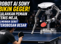 Robot AI Sony Bikin Geger! Kalahkan Pemain Tenis Meja, Ilmuwan Sebut Terobosan Besar