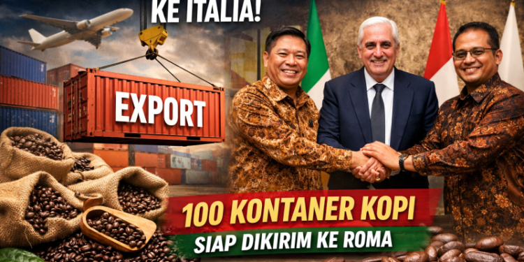 Kopi Indonesia Tembus Pasar Premium Italia