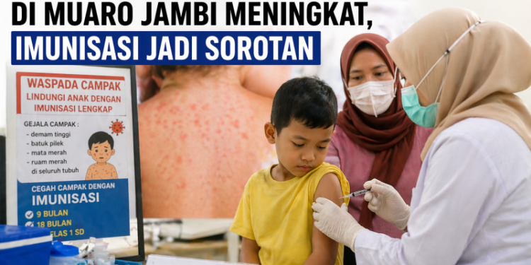 Kasus Suspek Campak di Muaro Jambi Meningkat, Imunisasi Jadi Sorotan