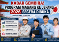 Kabar Gembira! Program Magang ke Jepang 2026 Segera Dibuka, Lihat Bidang Tersedia 