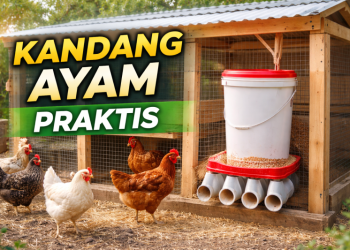 6 Desain Kandang Ayam dengan Pakan Otomatis Tanpa Listrik, Solusi Hemat dan Praktis