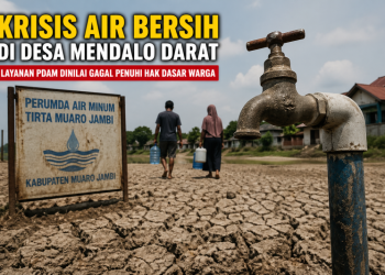Warga Mendalo Darat Keluhkan Air Perumda Tirta Muaro Jambi, Distribusi Kerap Terganggu 