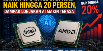 Harga CPU Intel dan AMD Naik Hingga 20 Persen, Dampak Lonjakan AI Makin Terasa