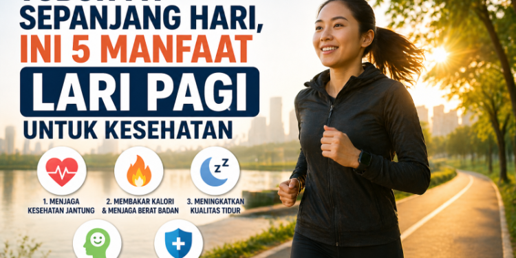 Tubuh Fit Sepanjang Hari, Ini 5 Manfaat Lari Pagi untuk Kesehatan