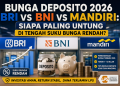 Bunga Deposito 2026 BRI vs BNI vs Mandiri: Siapa Paling Untung di Tengah Suku Bunga Rendah?