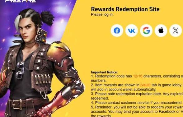 Kode Redeem Free Fire 12 April 2026