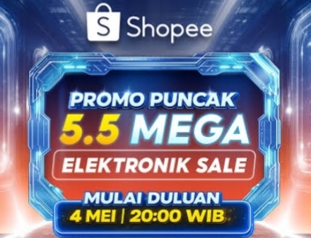 Promo 5.5 Shopee: Diskon Besar-besaran Jual HP Cuma Rp1.000, Ini Cara Dapatnya