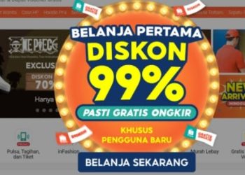 Promo Shopee 2026 untuk Pengguna Baru, Diskon hingga 99% dan Gratis Ongkir Diburu