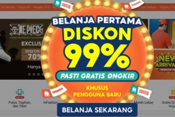 Promo Shopee 2026 untuk Pengguna Baru, Diskon hingga 99% dan Gratis Ongkir Diburu