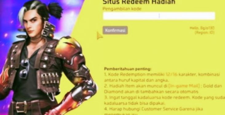 Buruan Klaim, Ini Kode Redeem Free Fire 8 Mei 2026 Resmi Rilis