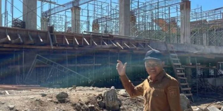 Progres Pasar Sungai Penuh capai 45 persen Ditargetkan Bangunan Selesai Agustus 2026