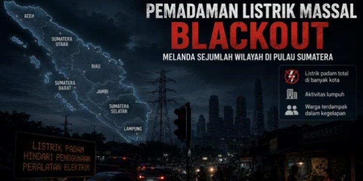 Blackout Lumpuhkan Aktivitas di Sumatera