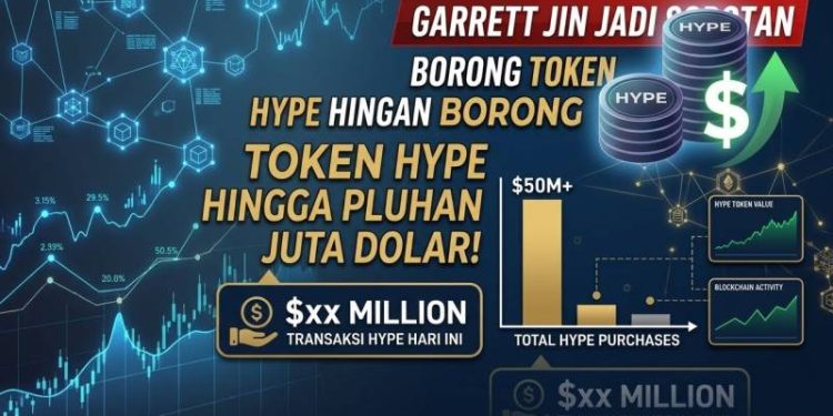 Garrett Jin Jadi Sorotan, Borong Token HYPE hingga Puluhan Juta Dolar
