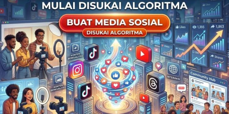 Kenali Akun Media Sosial Mulai Disukai Algoritma