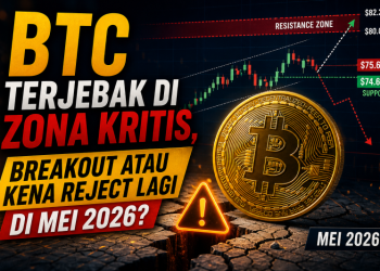BTC Terjebak di Zona Kritis, Breakout atau Kena Reject Lagi di Mei 2026?