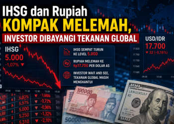 IHSG Ambrol dan Rupiah Melemah, Investor Dibayangi Tekanan Global