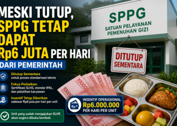 Meski Tutup, SPPG Tetap Dapat Rp6 Juta per Hari dari Pemerintah