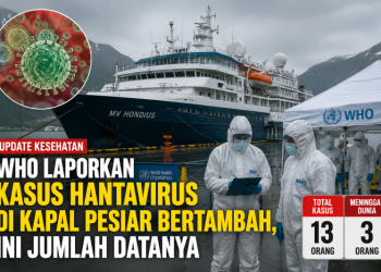 WHO Laporkan Kasus Hantavirus di Kapal Pesiar