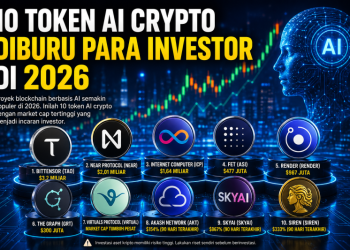 10 Token AI Crypto Diburu Para Investor di 2026