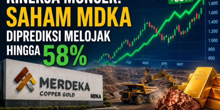 Kinerja Moncer! Saham MDKA Diprediksi Melonjak hingga 58%