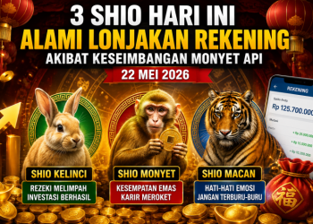 3 Shio Ini Diprediksi Akan Alami Lonjakan Rezeki pada Hari Keseimbangan Monyet Api