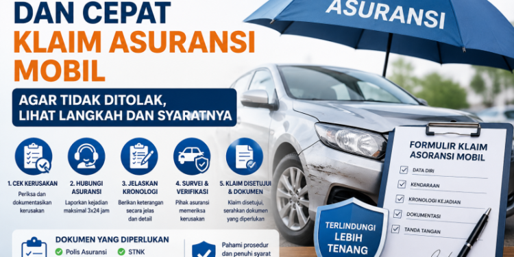 Cara Mudah dan Cepat Klaim Asuransi Mobil agar Tidak Ditolak, Lihat Langkah dan Syaratnya