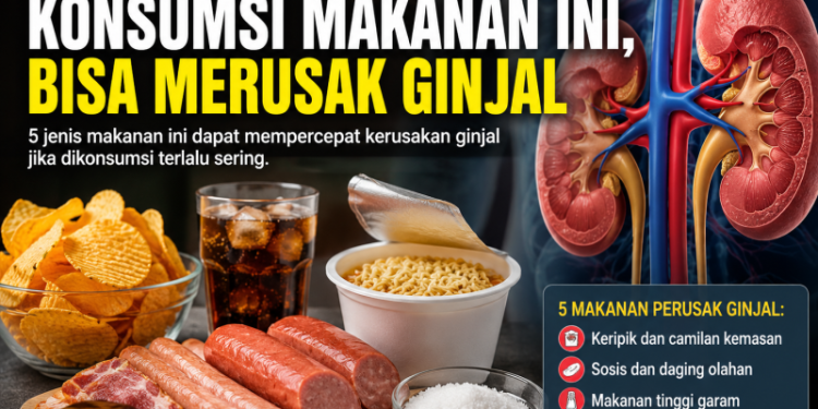 Hati-hati Konsumsi Makanan Ini, Bisa Merusak Ginjal
