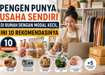 Pengen Punya Usaha Sendiri di Rumah dengan Modal Kecil, Ini 10 Rekomendasinya 