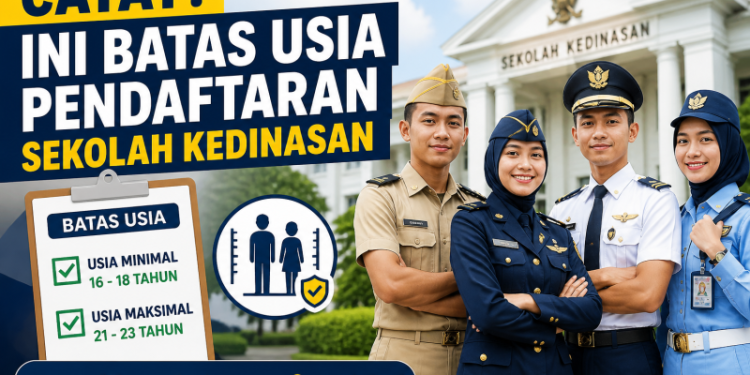 Catat! Ini Batas Usia Pendaftaran Sekolah Kedinasan