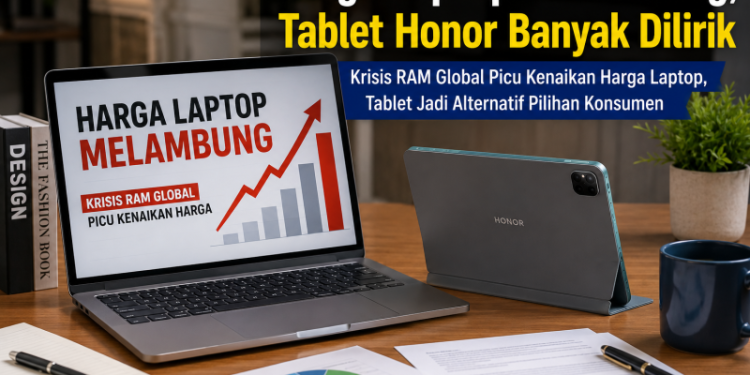 Harga Laptop Naik, Tablet Honor Makin Diburu Konsumen