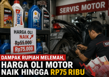 Dampak Nilai Tukar Rupiah Melemah, Harga Oli Motor Naik hingga Rp75 Ribu