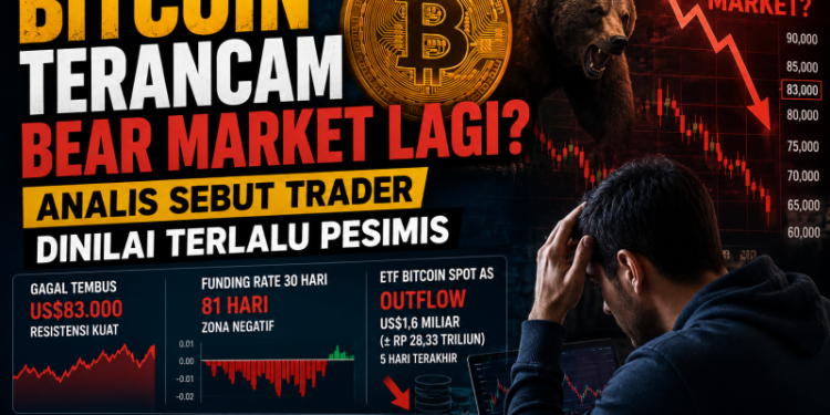 Bitcoin Terancam Bear Market Lagi? Analis Sebut Trader Dinilai Terlalu Pesimis