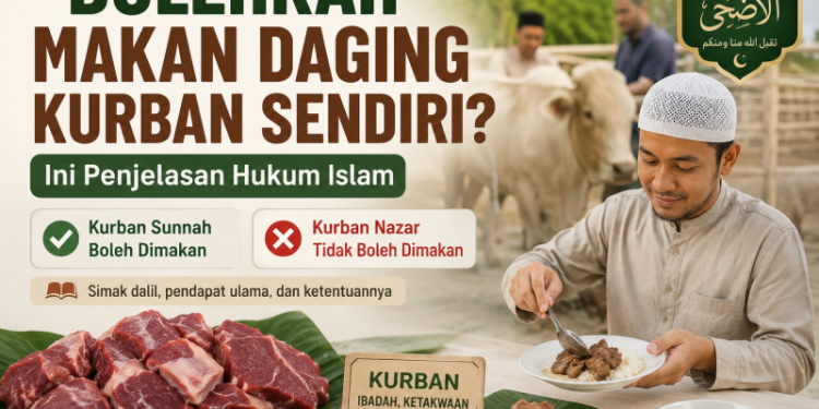 Bolehkah Makan Daging Kurban Sendiri? Ini Penjelasan Hukum Islam