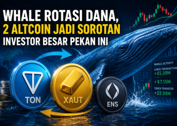 Whale Rotasi Dana, 2 Altcoin Jadi Sorotan Investor Besar Pekan Ini
