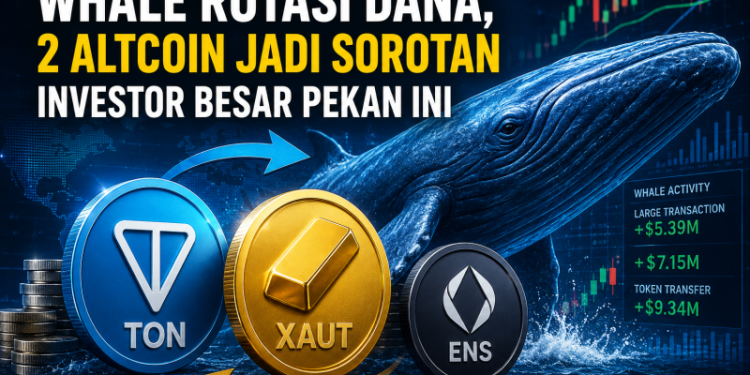 Whale Rotasi Dana, 2 Altcoin Jadi Sorotan Investor Besar Pekan Ini