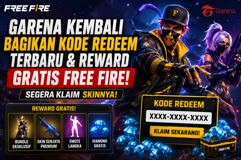 Garena Kembali Bagikan Kode Redeem Terbaru