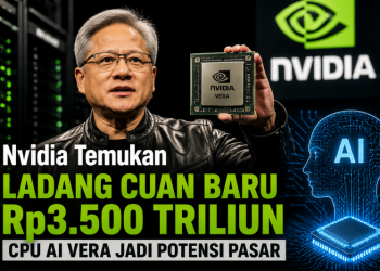 Nvidia Temukan Ladang Cuan Baru Rp3.500 Triliun