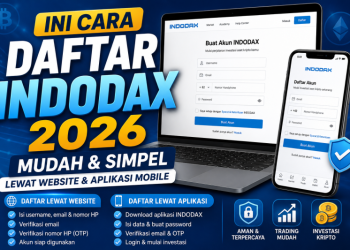 Ini Cara Daftar INDODAX 2026, Mudah dan Simpel Lewat Website dan Aplikasi Mobile