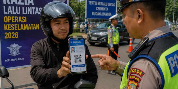 Lupa Bawa SIM, Pengendara Bisa Tunjukkan SIM Lewat HP Saat Razia, Ini Caranya