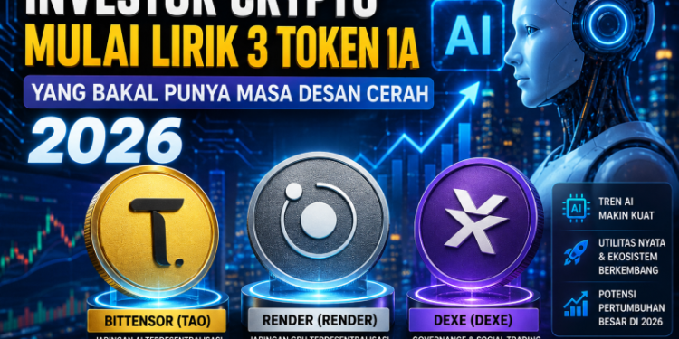 Investor Crypto Mulai Lirik 3 Token IA yang bakal punya Masa Desan Cerah 2026
