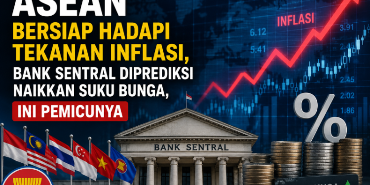ASEAN Bersiap Hadapi Tekanan Inflasi, Bank Sentral Diprediksi Naikkan Suku Bunga, Ini Pemicunya