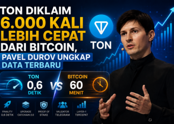 TON Diklaim 6.000 Kali Lebih Cepat dari Bitcoin, Pavel Durov Ungkap Data Terbaru