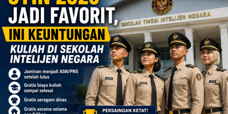 STIN 2026 Jadi Favorit, Ini Keuntungan Kuliah di Sekolah Intelijen Negara