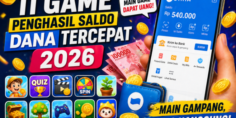 Dapat DANA, Ini 11 Game Penghasil Saldo Tercepat 2026 Lagi Trend
