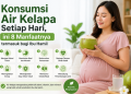 Konsumsi Air Kelapa Setiap Hari, ini 8 Manfaatnya termasuk bagi Ibu Hamil