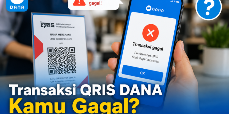 Transaksi QRIS DANA Kamu Gagal? Ini Penyebab dan Cara Praktis Mengatasinya