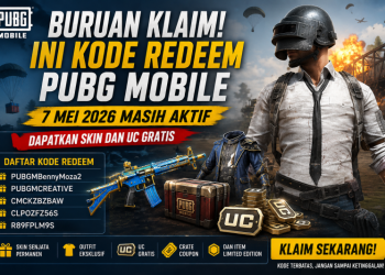 Buruan Klaim! ini Kode Redeem PUBG Mobile 7 Mei 2026 Masih Aktif, Dapatkan Skin dan UC Gratis