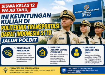 Siswa Kelas 12 Wajib Tahu, Ini Keuntungan Kuliah di Politeknik Transportasi Darat Indonesia STTD Jalur Polbit