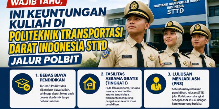 Siswa Kelas 12 Wajib Tahu, Ini Keuntungan Kuliah di Politeknik Transportasi Darat Indonesia STTD Jalur Polbit